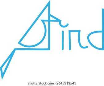 A Unique Minimal Bird Logo Design Modern Abstract Avian Branding