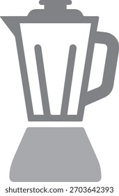  Icono único y mínimo de la licuadora
