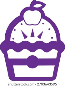  Icono de calorías único y mínimo 