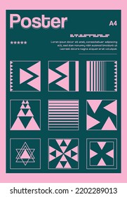 Unique Minimal Complex Poster Design