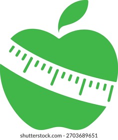 ícono único y mínimo del App de la dieta 