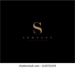 Unique Minimal S Logo