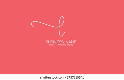 Unique Minimal Style l initial letter based  icon logo.
