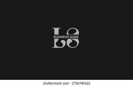 Unique Minimal Style  ls initial based  icon logo.

