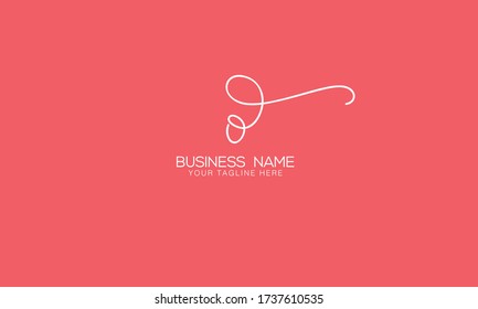 Unique Minimal Style  o initial letter based  icon logo.
