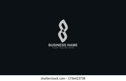 Unique Minimal Style Real estate   icon logo.
