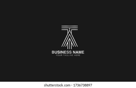 Einzigartiger Minimal Stil auf Pfeil Symbol-Logo.
