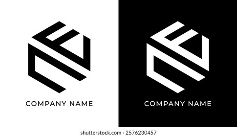 Unique, Minimalist and Meaningful NE Letter Logo