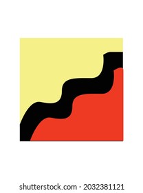 Unique minimalistic logo design vector.