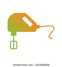 Unique Mixer Vector Glyph Icon