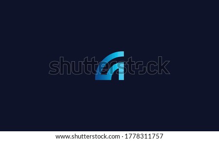 Unique and Modern Alphabet CA, AC letters Icon ogo Concept Vector Template