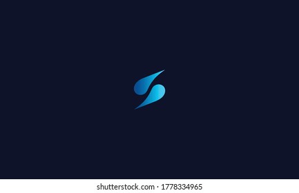 Unique and Modern Alphabet S letter Icon logo Concept Vector Template