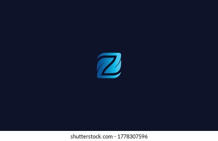 Unique and Modern Alphabet Z letter Icon logo Concept Vector Template