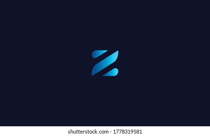 Unique and Modern Alphabet Z letter Icon logo Concept Vector Template