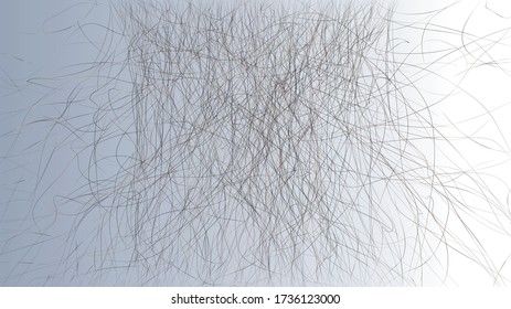 Unique modern art abstract vector background from artistic lines