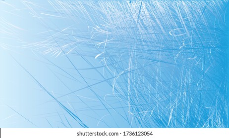 Arte moderno único fondo vector abstracto de varias líneas locas