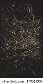 Unique modern art beauty vector backdrop from artistic lines