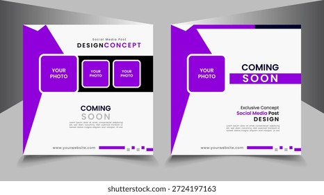 exemplo de design de banner moderno exclusivo