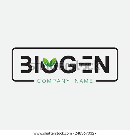 Unique and Modern BIOGEN logo design