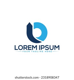 Unique and modern BL letter logo design