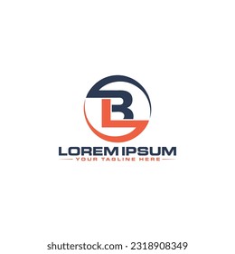 Unique and modern BL letter logo design