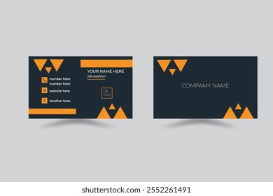 Unique Modern Business Card design template Visiting