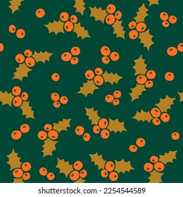 Unique modern Christmas illustrations, hand-drawn patterns