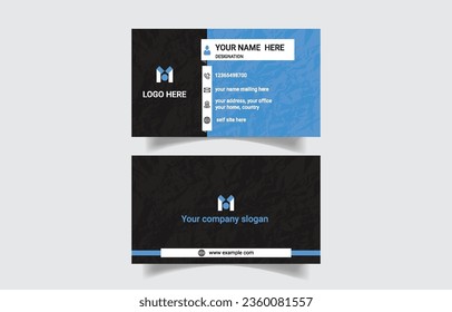 Unique modern creative business card template