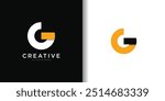 Unique modern creative elegant letter G logo template. Premium Vector