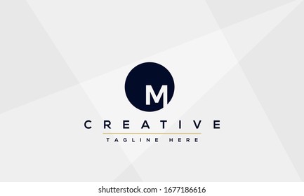 Unique modern creative elegant Letter M logo design or MM initials vector monogram symbol.
