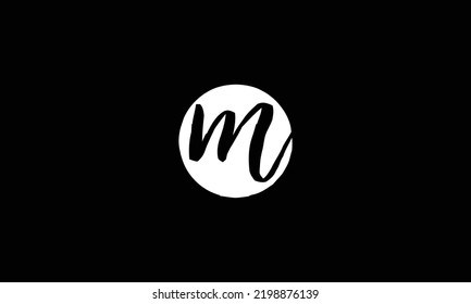  Einzigartiges, modernes, elegantes Logo-Design von Letter M. M initialisiert Vektormonogrammsymbol. 