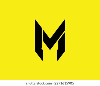 Diseño creativo y exclusivo de diseño elegante de logotipo Carta M o símbolo de monograma vectorial MM.