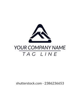 Unique modern creative elegant Letter M logo design or MM initials vector monogram symbol.