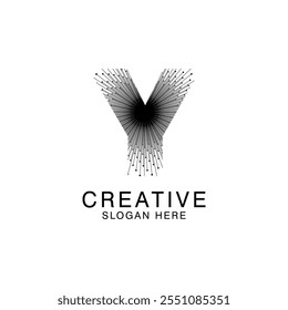 Unique Modern Creative elegant letter Y logo Abstract template Design. Premium Monogram Vector