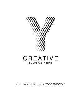 Unique Modern Creative elegant letter Y logo Abstract template Design. Premium Monogram Vector