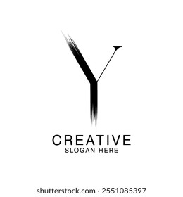 Unique Modern Creative elegant letter Y logo Abstract template Design. Premium Monogram Vector