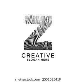 Único Moderno Creativo elegante letra Z logo Diseño de Plantilla Abstractas. Vector Premium Monogram