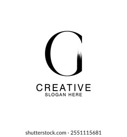 Unique Modern Creative elegant letter G logo Abstract template Design. Premium Monogram Vector