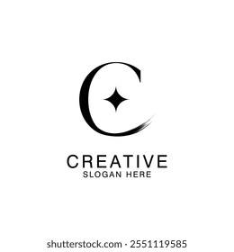 Unique Modern Creative elegant letter C logo Abstract template Design. Premium Monogram Vector