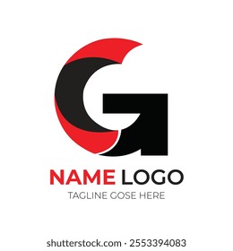 Unique modern creative elegant letter G logo template.