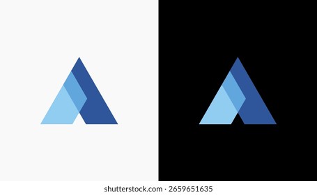 Exclusivo moderno criativo elegante letra A logotipo Vetor ícone modelo