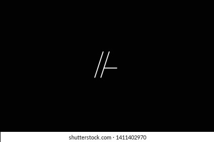Unique modern creative elegant luxurious artistic black and white color A initial based letter icon logo