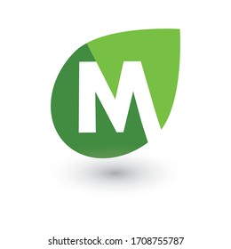 Unique modern creative elegant, M initial based letter icon logo.