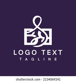 Logo original y creativo de la Carta BB. Diseño del logo de ropa. Símbolo de monograma vectorial BB.