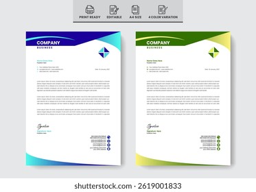 unique Modern creative letterhead item
