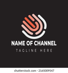 einzigartiges und modernes Logo-Motiv für Kanal und Unternehmen