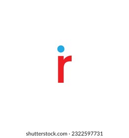  Modernas y creativas marcas de moda en forma de círculo. Letras alfabéticas Iniciales Logotipo de Monograma IR, RI, I y R, Alfabet Letters Diseño minimalista de logotipo IR en un tipo de letra simple pero elegante,