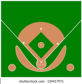 unique modern design baseball diamond