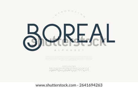 Unique modern display font with spiral initials, ideal for branding, posters, and editorial visuals