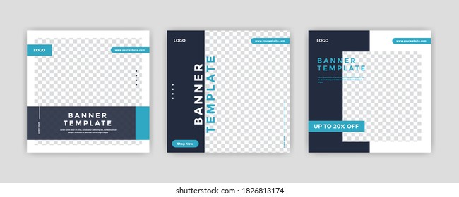 Unique Modern Editable Social Media Banner Template. Anyone Can Use This Easy Design Promotion Web Banner For Social Media. Modern Elegant Sales And Discount Promotions - Vector.